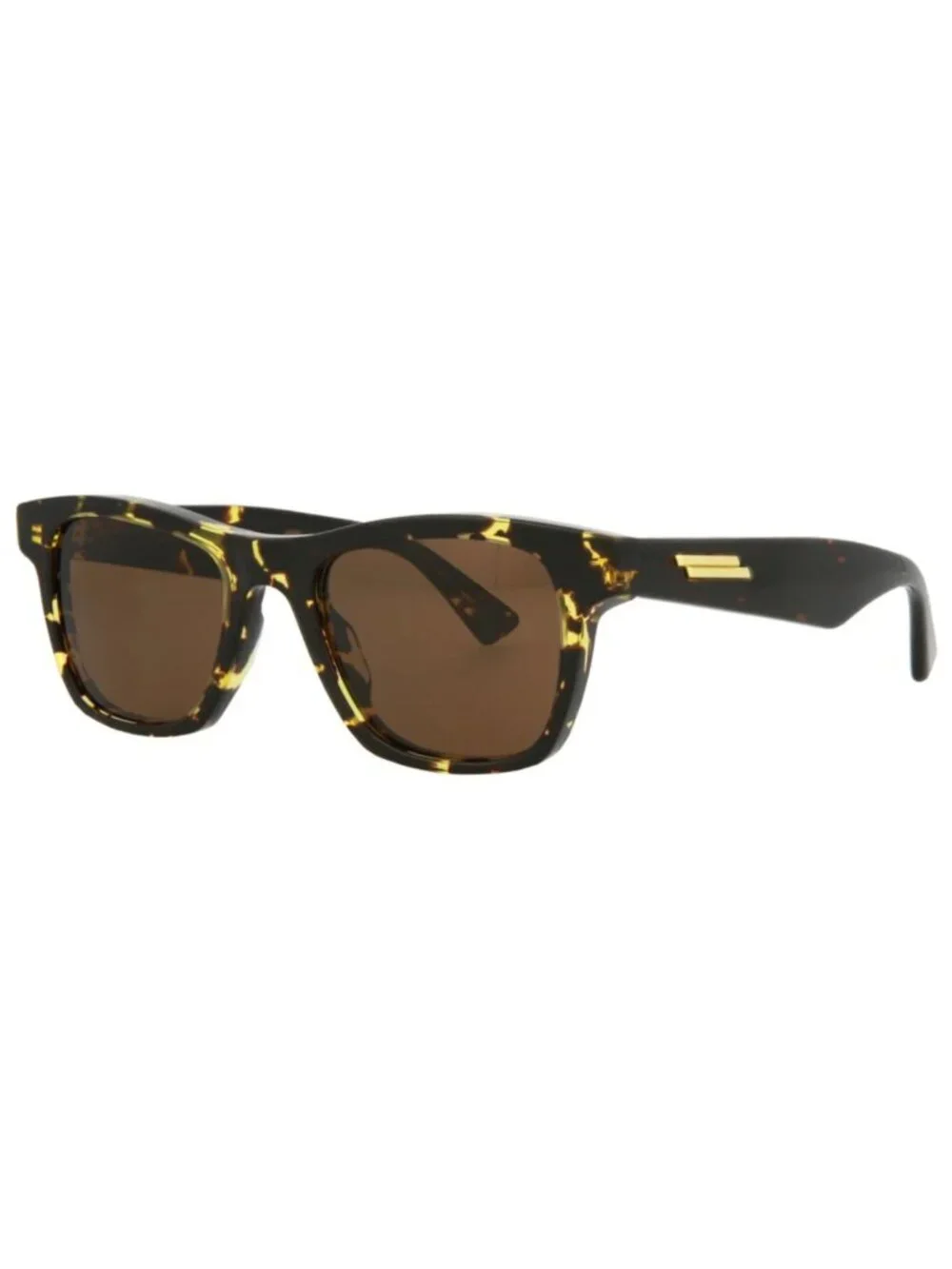 New Bottega Veneta Women's Sunglasses Square Rectangle Acetate Frame Mens Havana